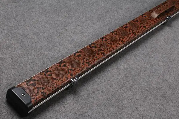 10 of one piece leather 2 slot cases aluminium construction WOODS CUES