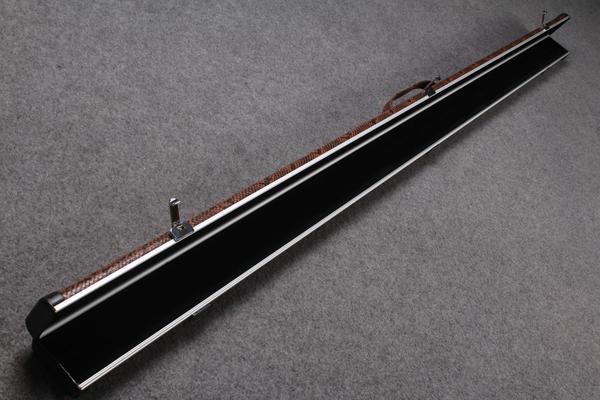 1 piece leather case aluminium construction with 2 slots ~halo style
