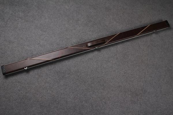 10 of one piece leather 2 slot cases aluminium construction