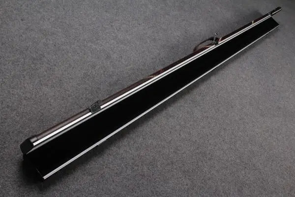 1 piece leather case aluminium construction with 2 slots ~halo style WOODS CUES