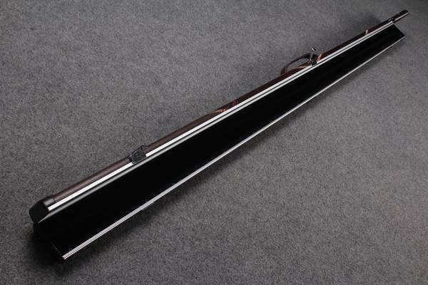 1 piece leather case aluminium construction with 2 slots ~halo style