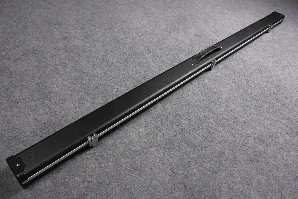 1 piece leather case aluminium construction with 2 slots ~halo style