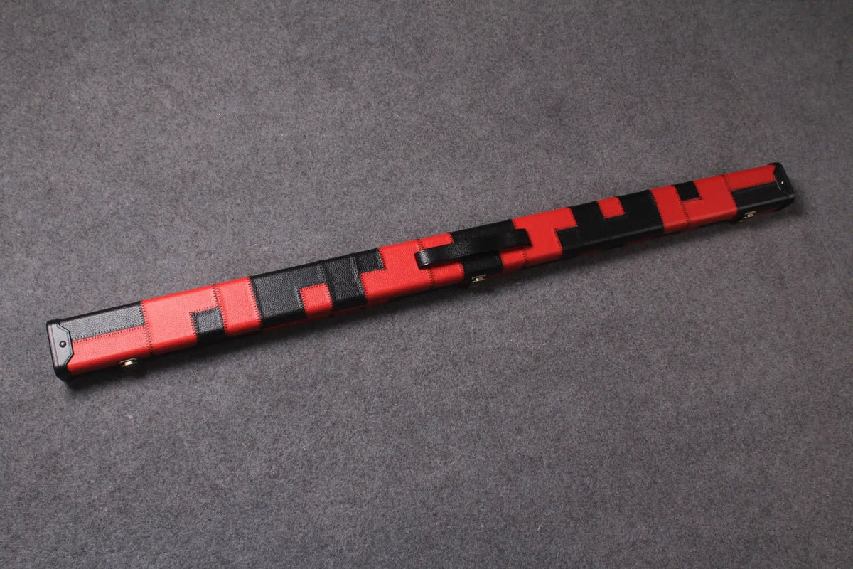 3/4 patchwork snooker cue case