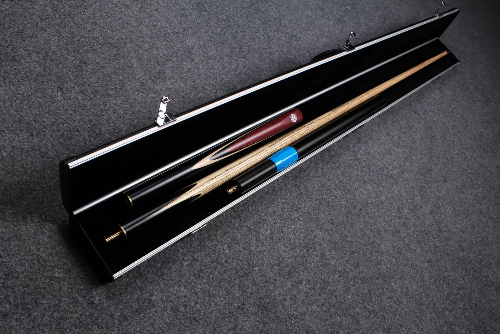 3/4 microfibric leather case aluminium construction with 3 slots ~halo style