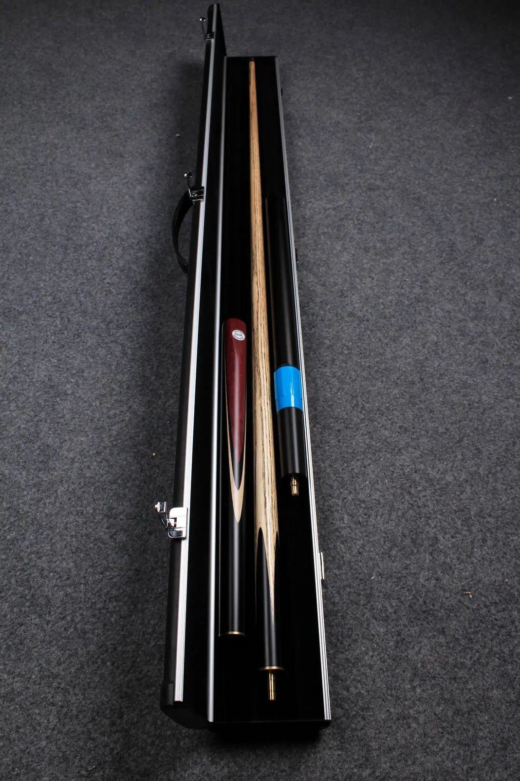 3/4 microfibric leather case aluminium construction with 3 slots ~halo style