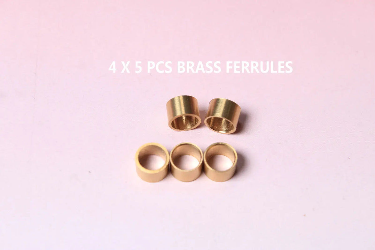 7.5 mm brass ferrules for english 8 ball pool cue ( without thread)