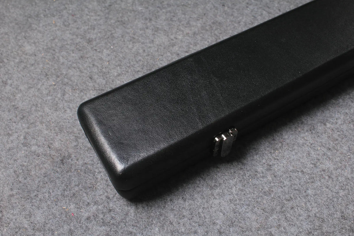1 piece genuine leather snooker cue case with 2 slots