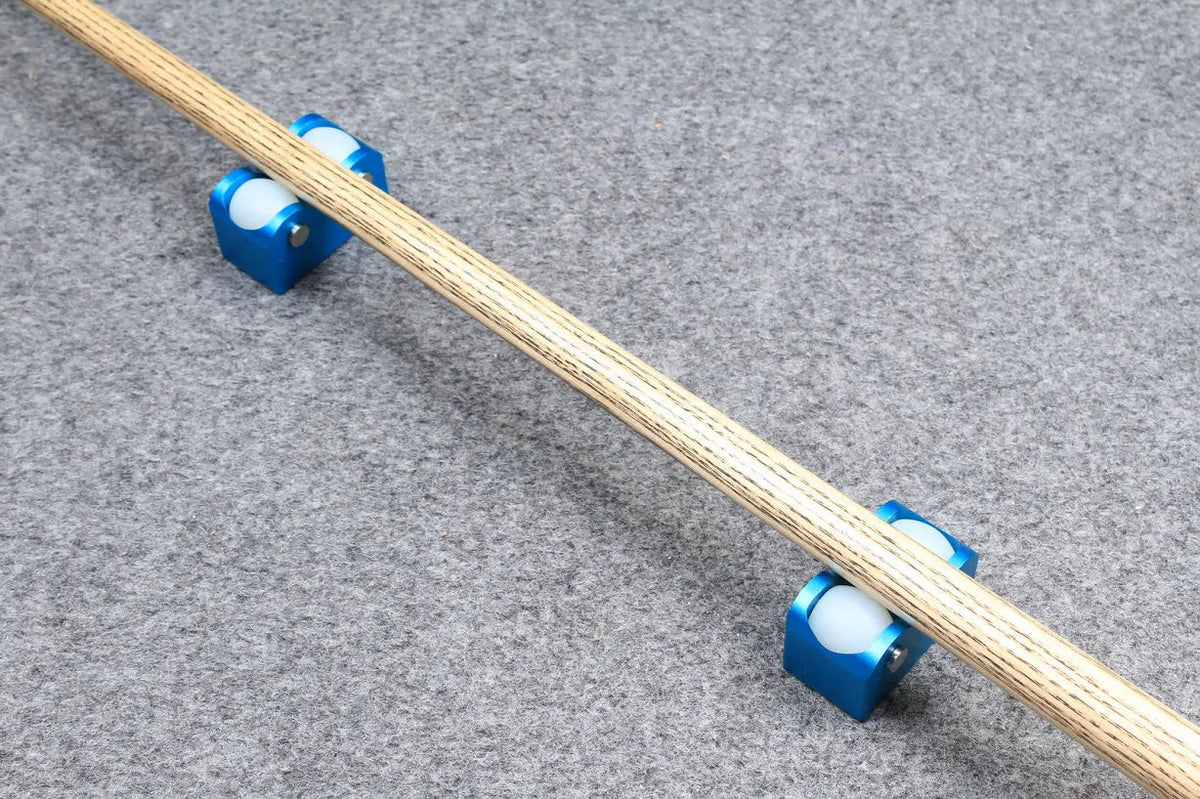 pool cue straightness detection system tools spinning wheels 2pcs/set