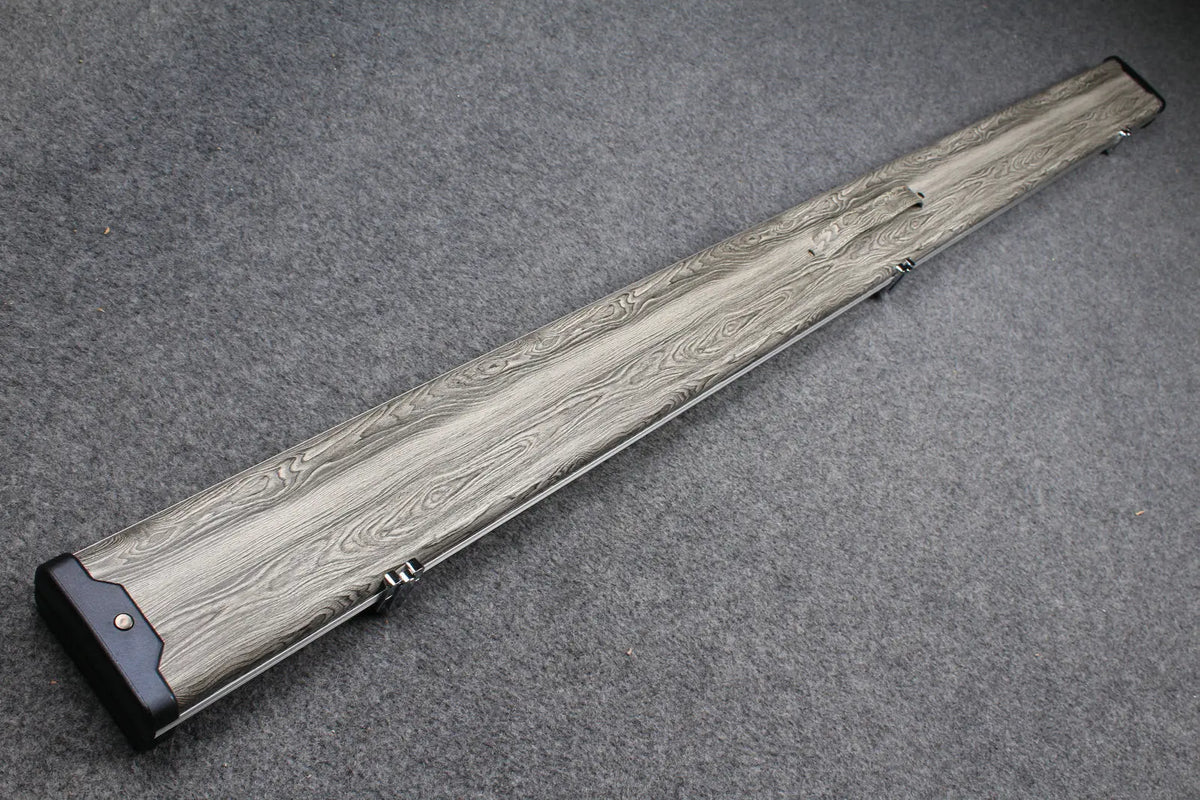 1 piece tree bark leather case aluminium construction with 3 slots