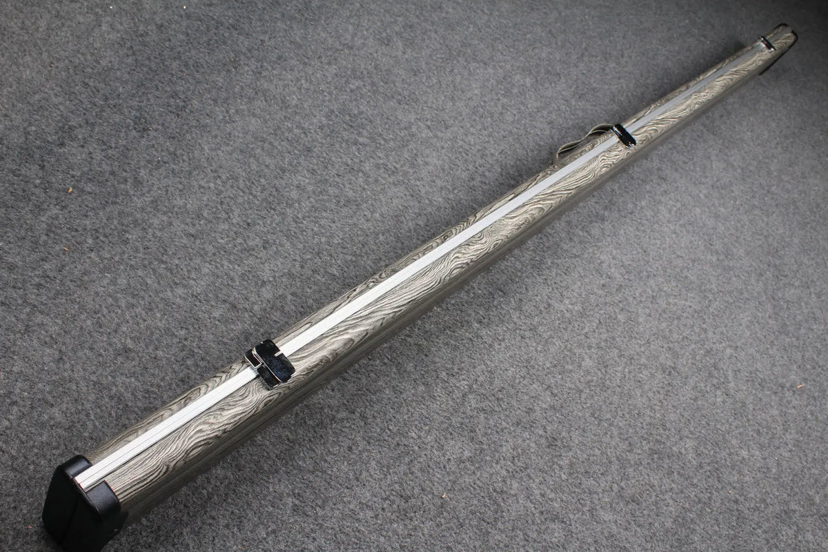 1 piece tree bark leather case aluminium construction with 3 slots