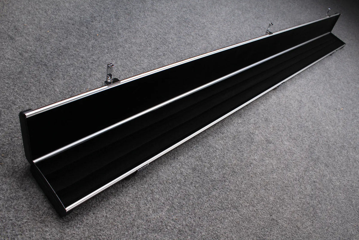 1 piece tree bark leather case aluminium construction with 3 slots