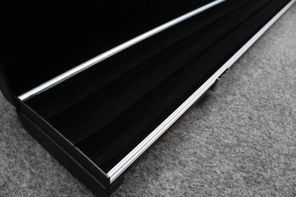 1 piece tree bark leather case aluminium construction with 3 slots