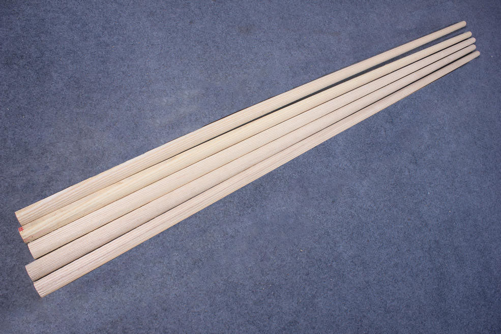 5 pcs north american aaa grade hand selected ash / maple shafts