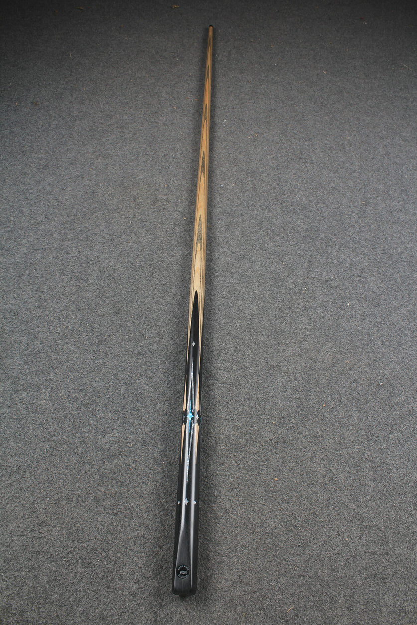 1 piece handmade ash chinese 8 ball pool cue CHEVRONS+