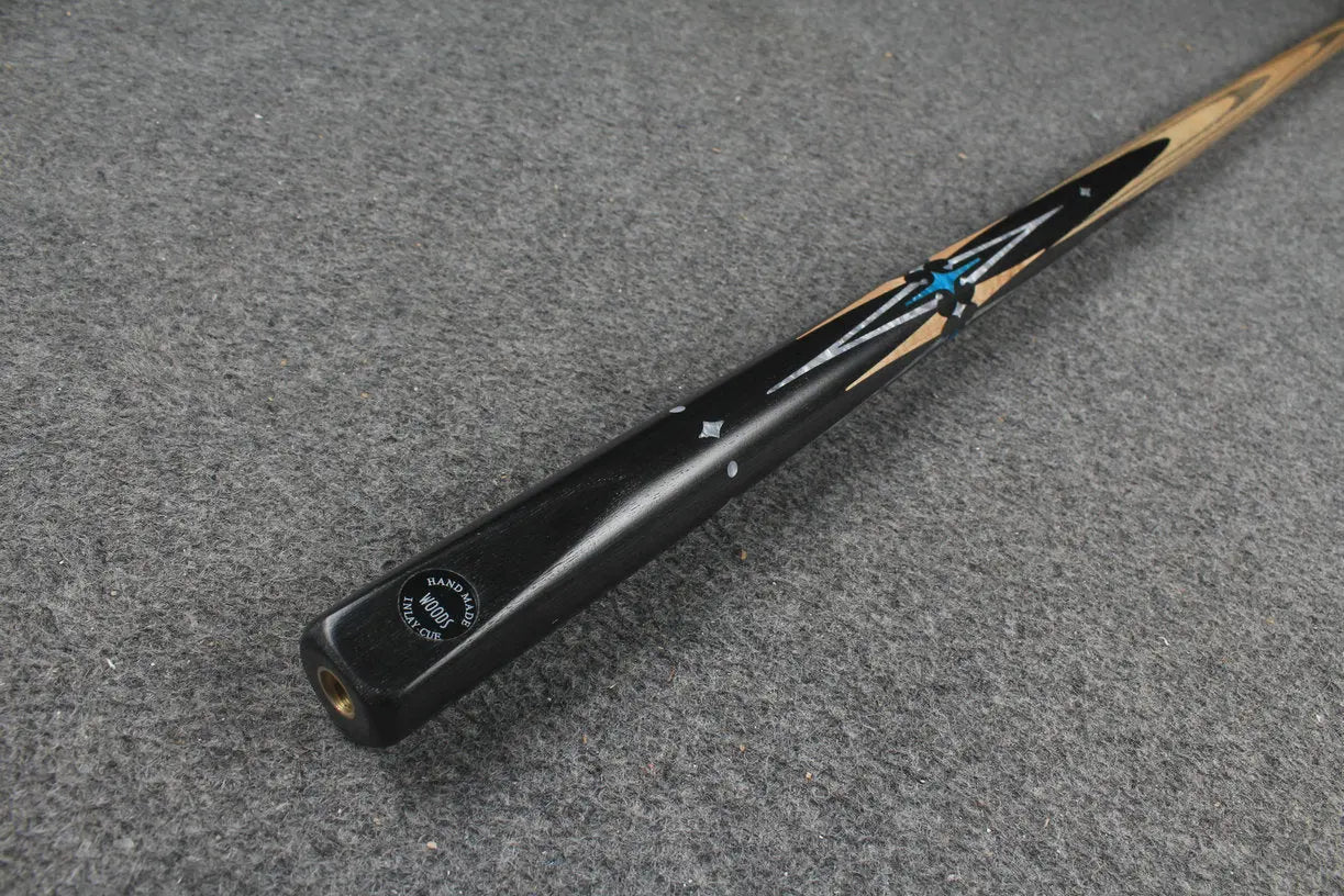 1 piece handmade ash chinese 8 ball pool cue CHEVRONS+ WOODS CUES