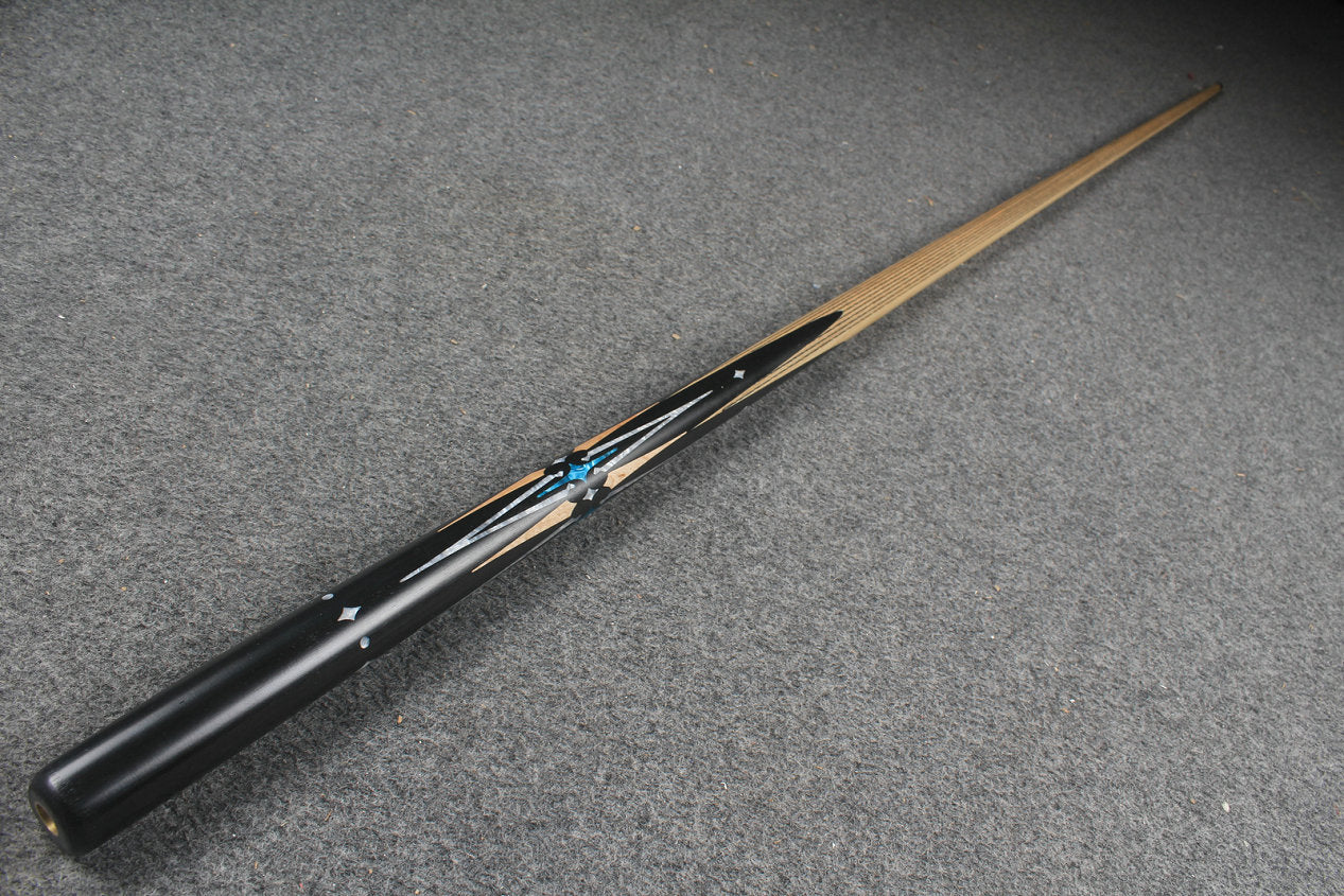 1 piece handmade ash chinese 8 ball pool cue CHEVRONS+