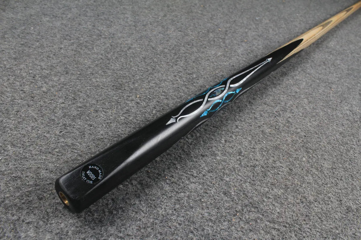 1 piece handmade ash snooker /  pool cue CHEVRONS+ WOODS CUES