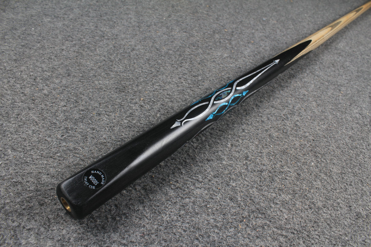 1 piece handmade ash snooker /  pool cue CHEVRONS+
