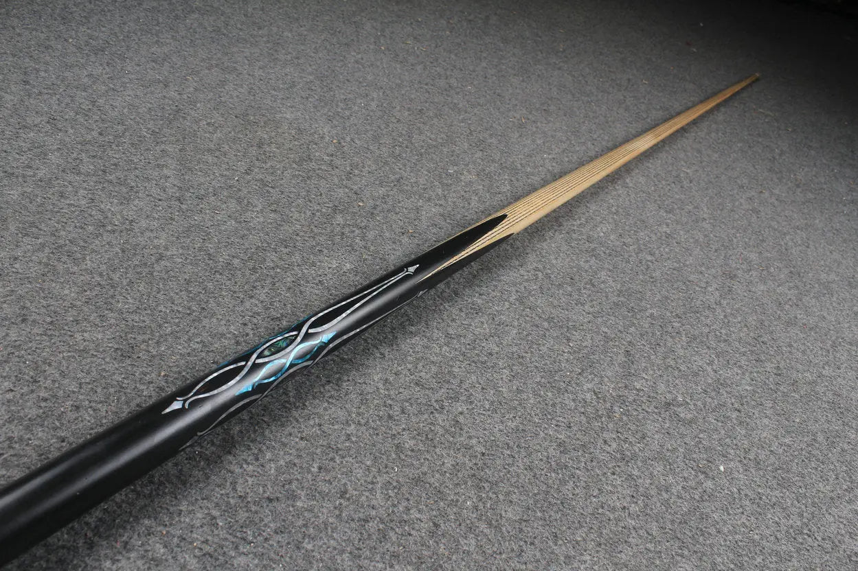 1 piece handmade ash snooker /  pool cue CHEVRONS+ WOODS CUES