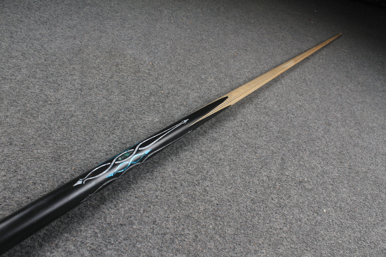 1 piece handmade ash snooker /  pool cue CHEVRONS+