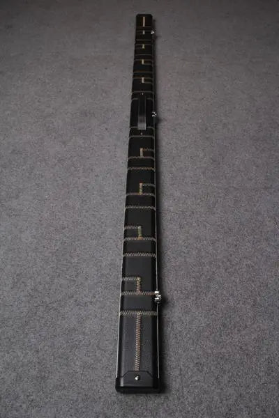 1 piece leather case aluminium construction with 2 slots ~halo style WOODS CUES