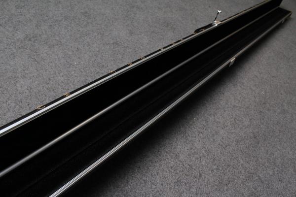 1 piece leather case aluminium construction with 2 slots ~halo style