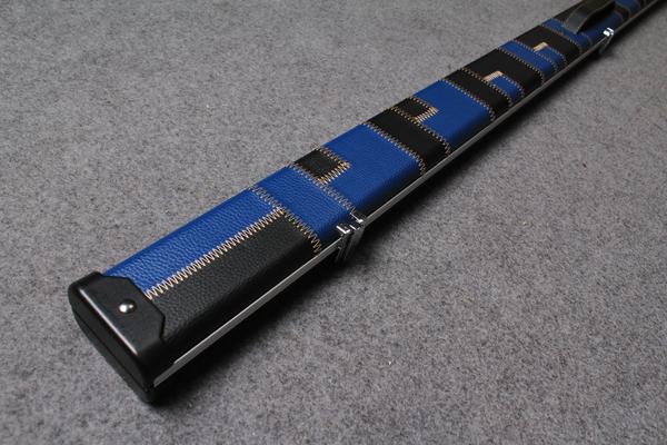 1 piece leather case aluminium construction with 2 slots ~halo style