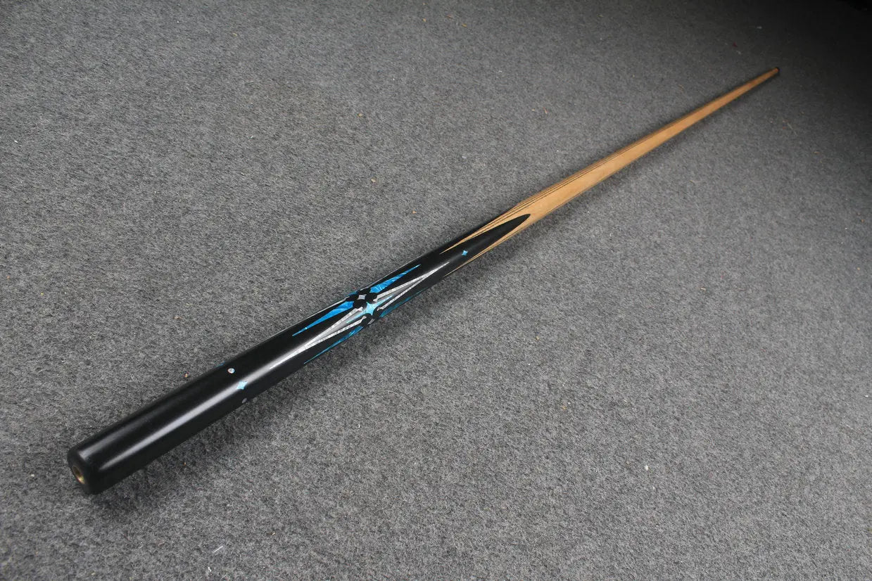 1 piece handmade ash chinese 8 ball pool cue CHEVRONS+ WOODS CUES