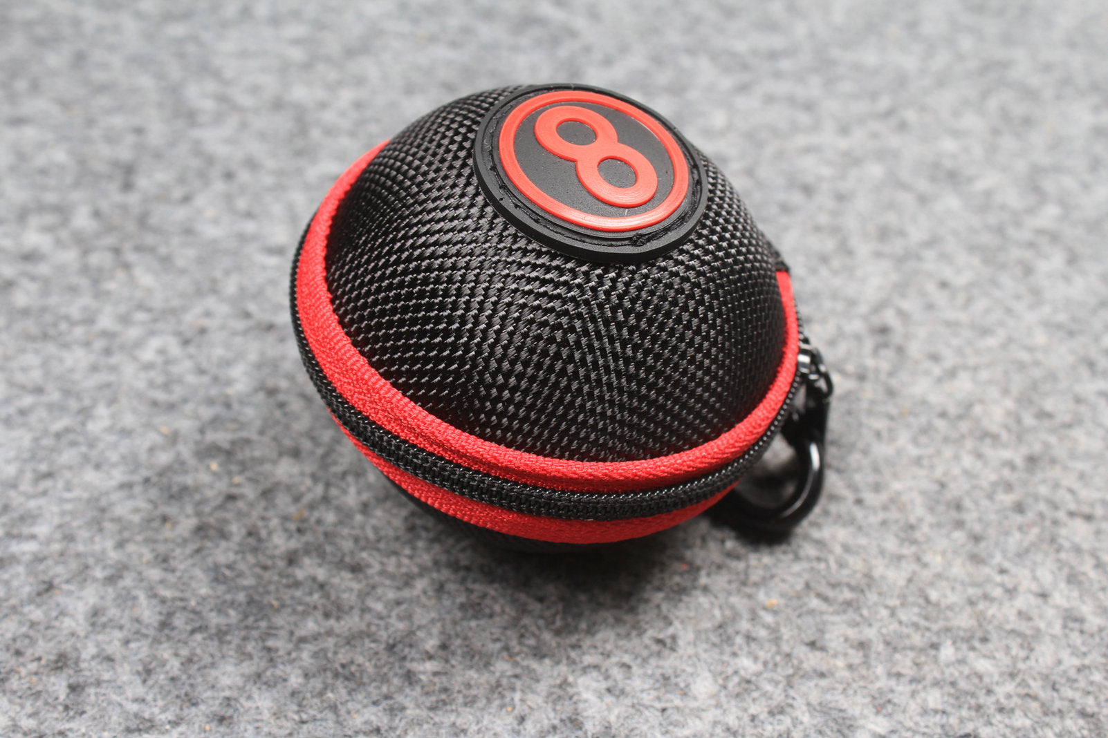 Red/Black - Clip-on Cue Ball Case