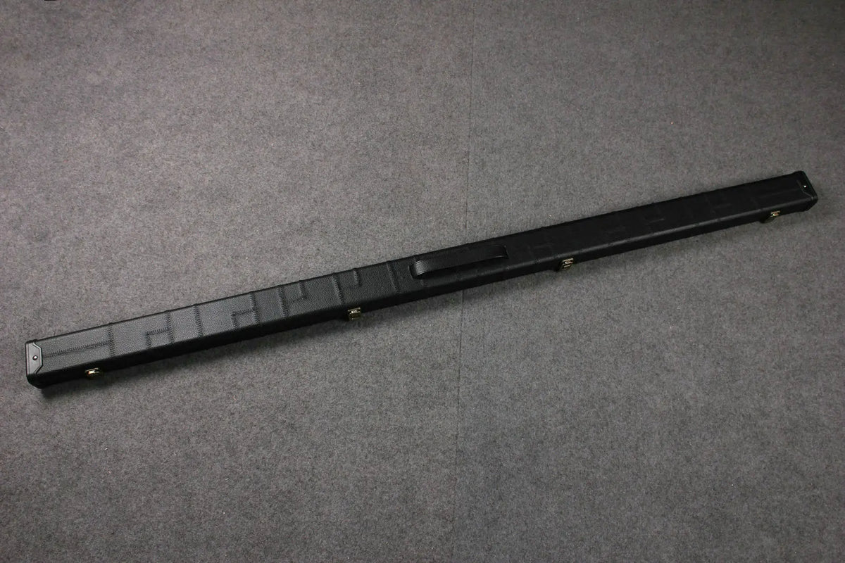 1 piece patchwork snooker cue case with 2 slots