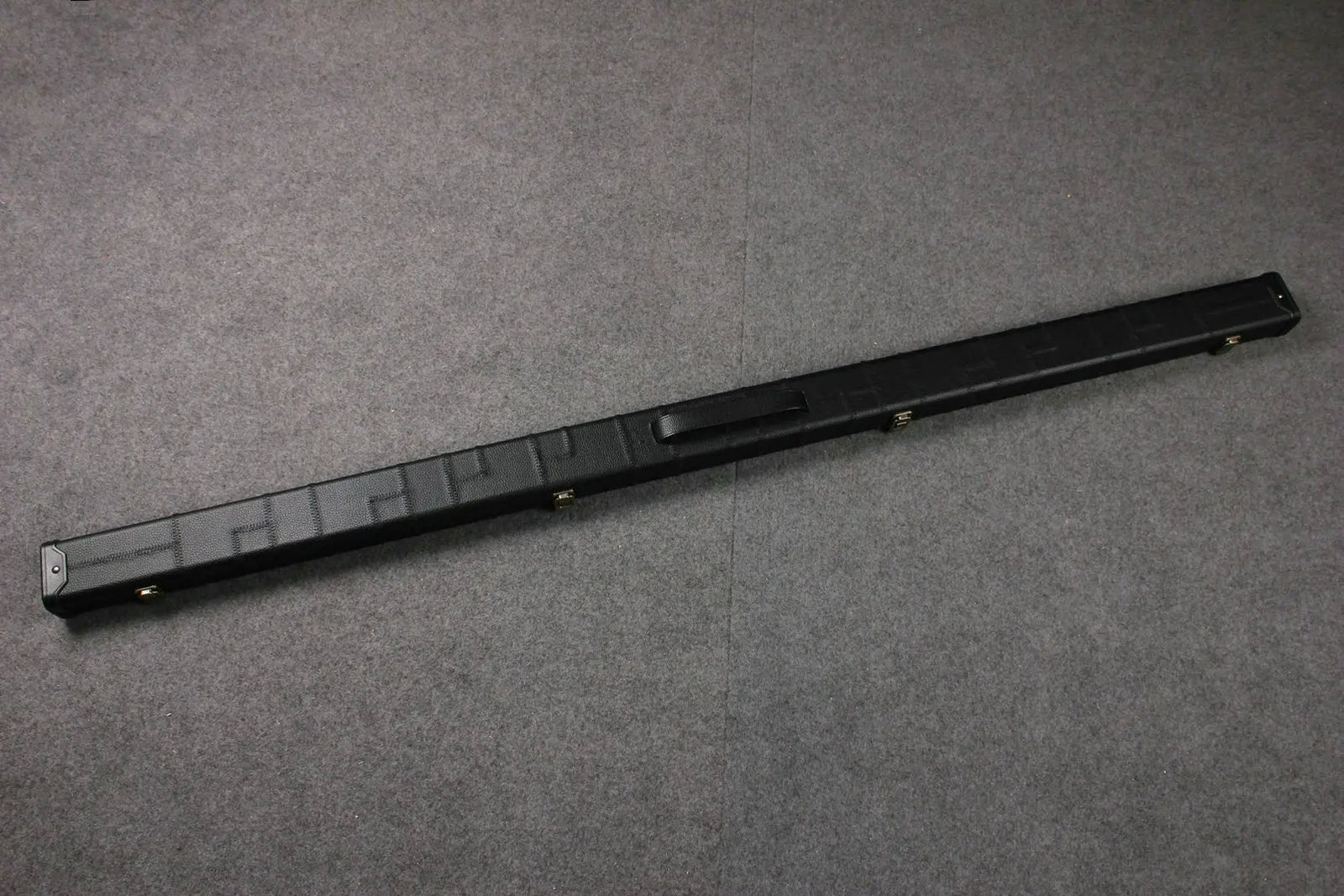 1 piece patchwork snooker cue case with 2 slots