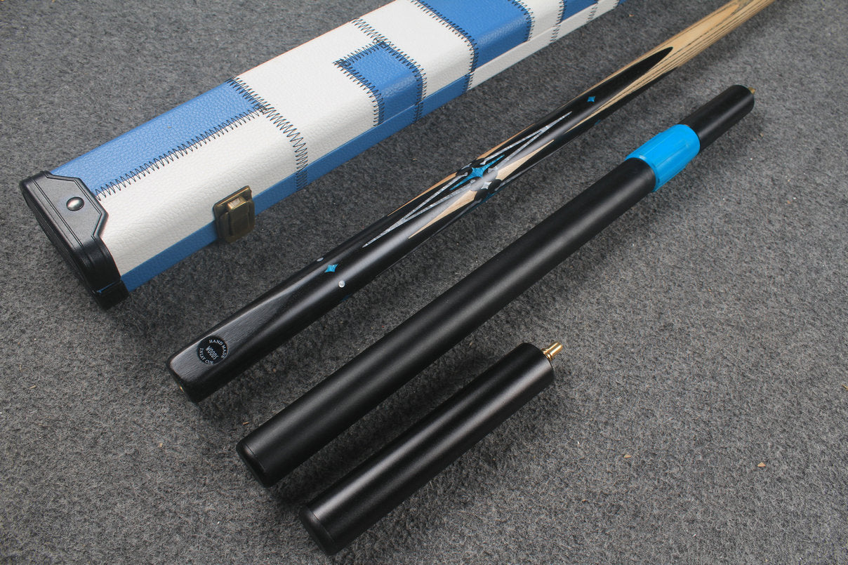 1 piece handmade ash chinese 8 ball pool cue CHEVRONS+