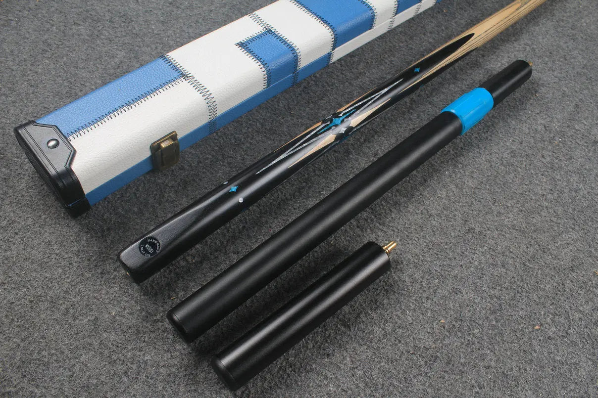 1 piece handmade ash snooker /  pool cue CHEVRONS+ WOODS CUES