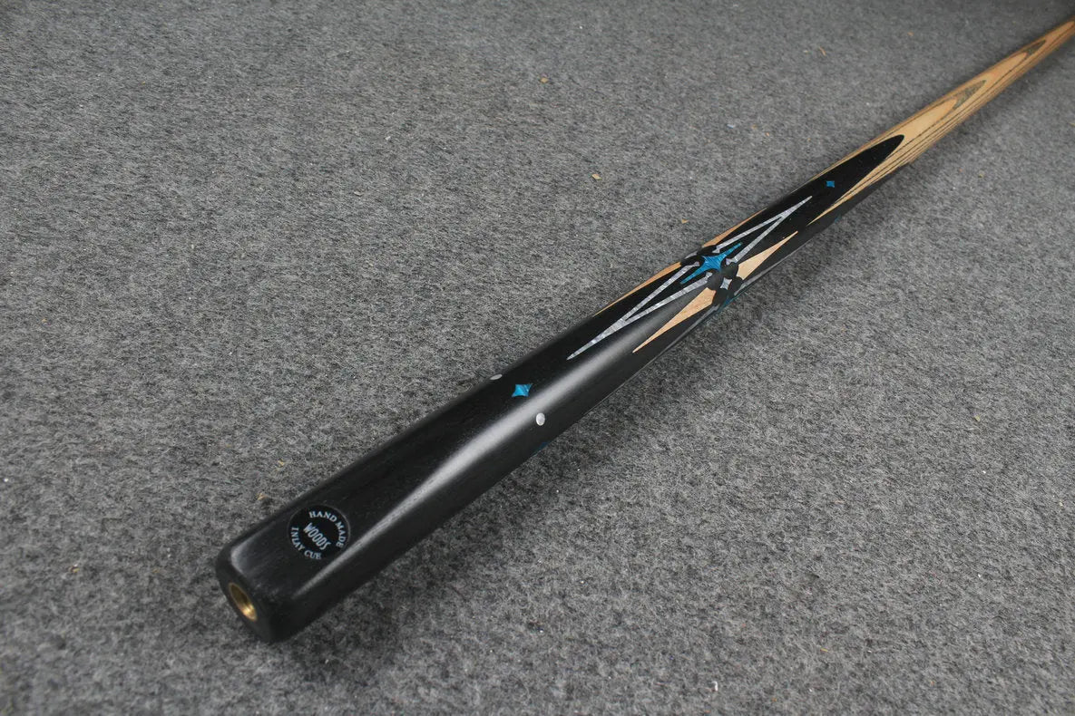 1 piece handmade ash snooker /  pool cue CHEVRONS+ WOODS CUES