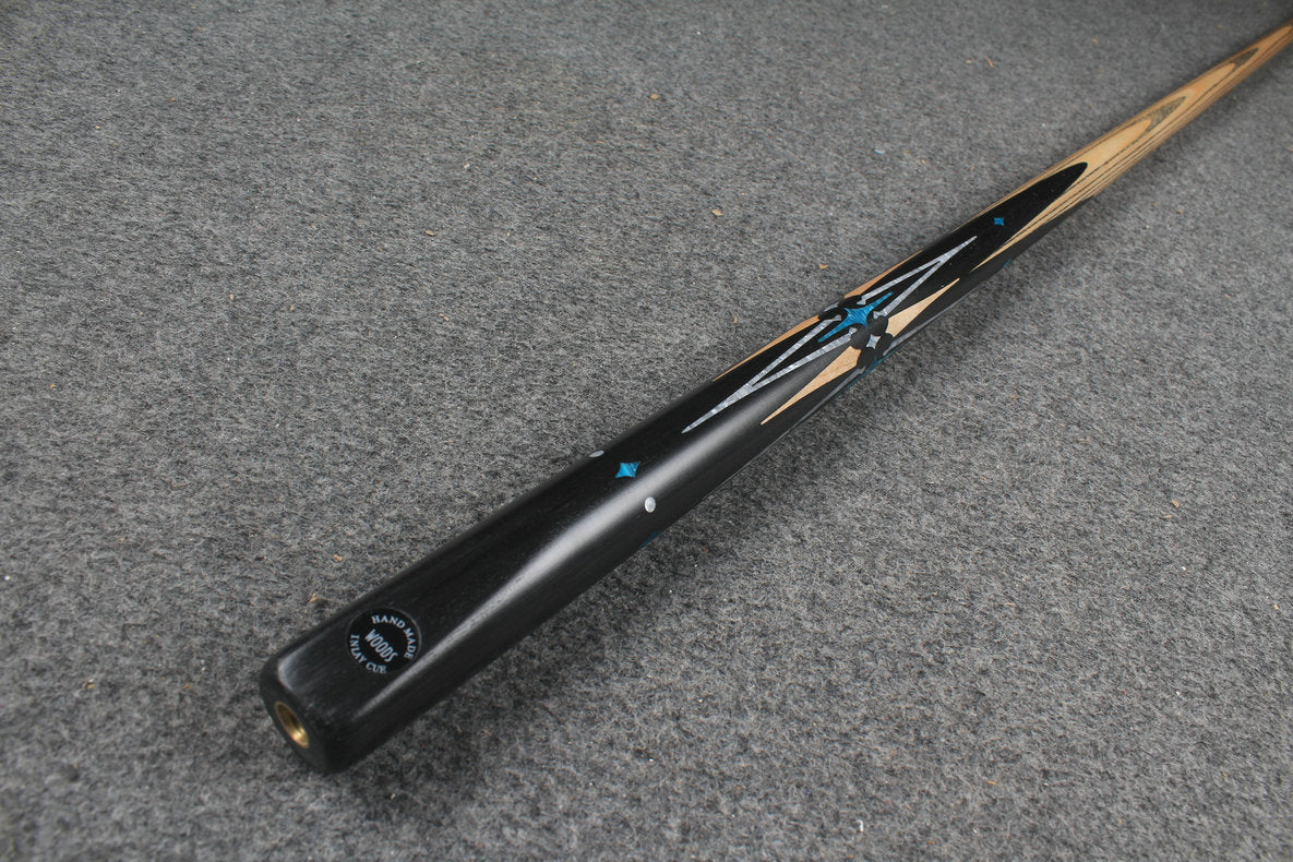 1 piece handmade ash snooker /  pool cue CHEVRONS+