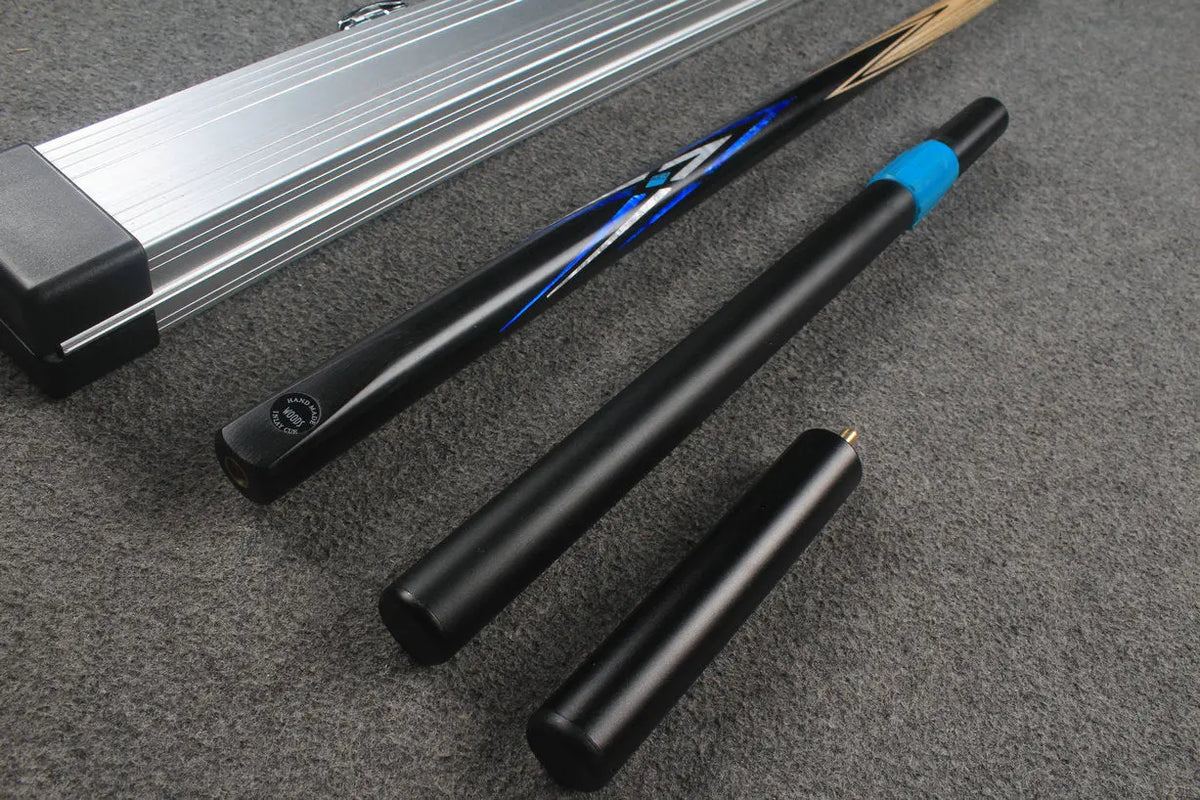 1 piece handmade  ash snooker /  pool cue CHEVRONS+ WOODS CUES