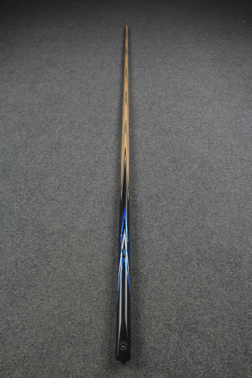 1 piece handmade  ash snooker /  pool cue CHEVRONS+ WOODS CUES