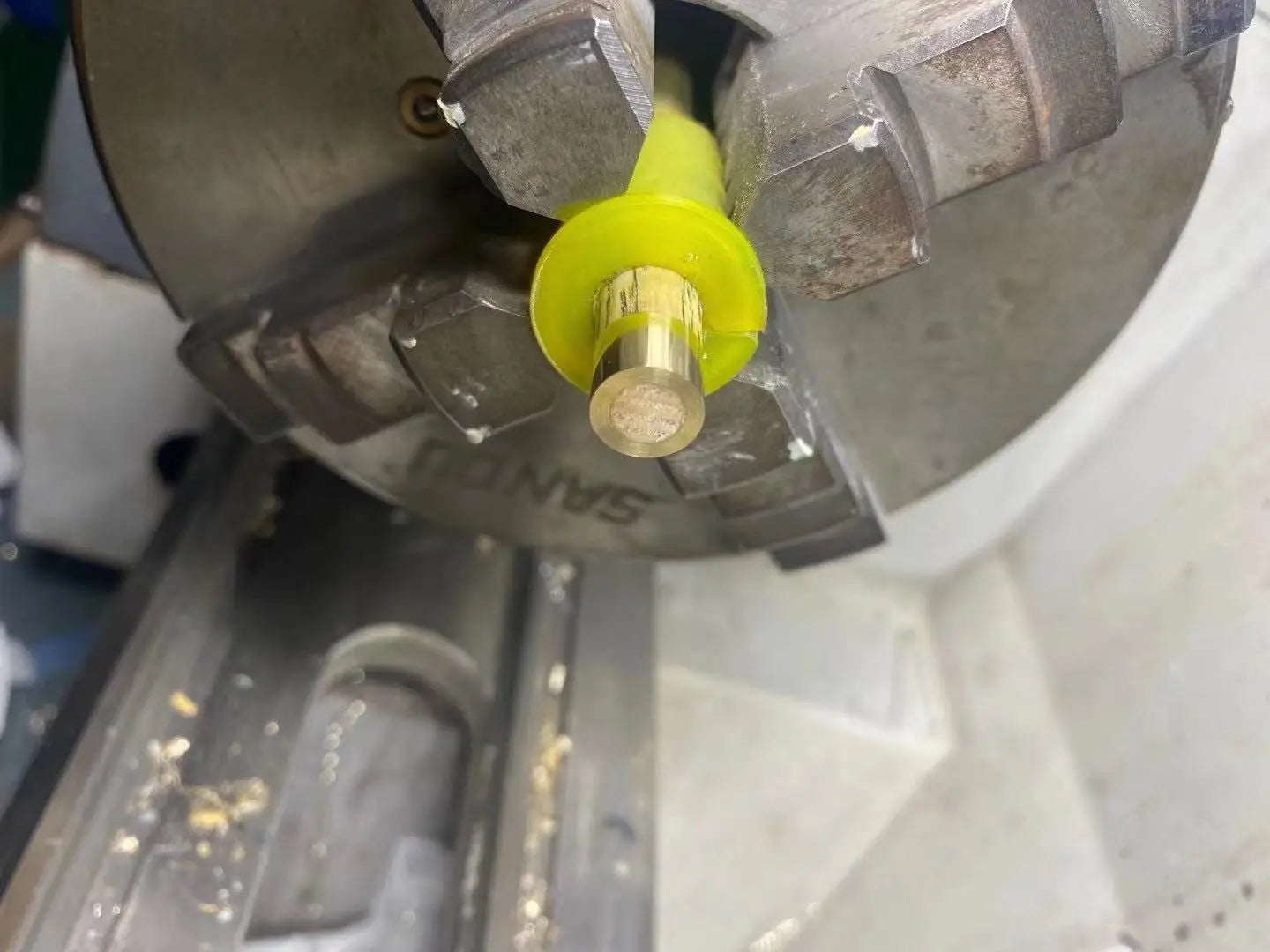 protective tube shaft collet collars for cue tip repair lathe