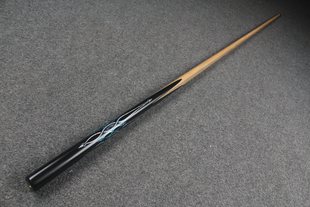 1 piece handmade ash chinese 8 ball pool cue CHEVRONS+