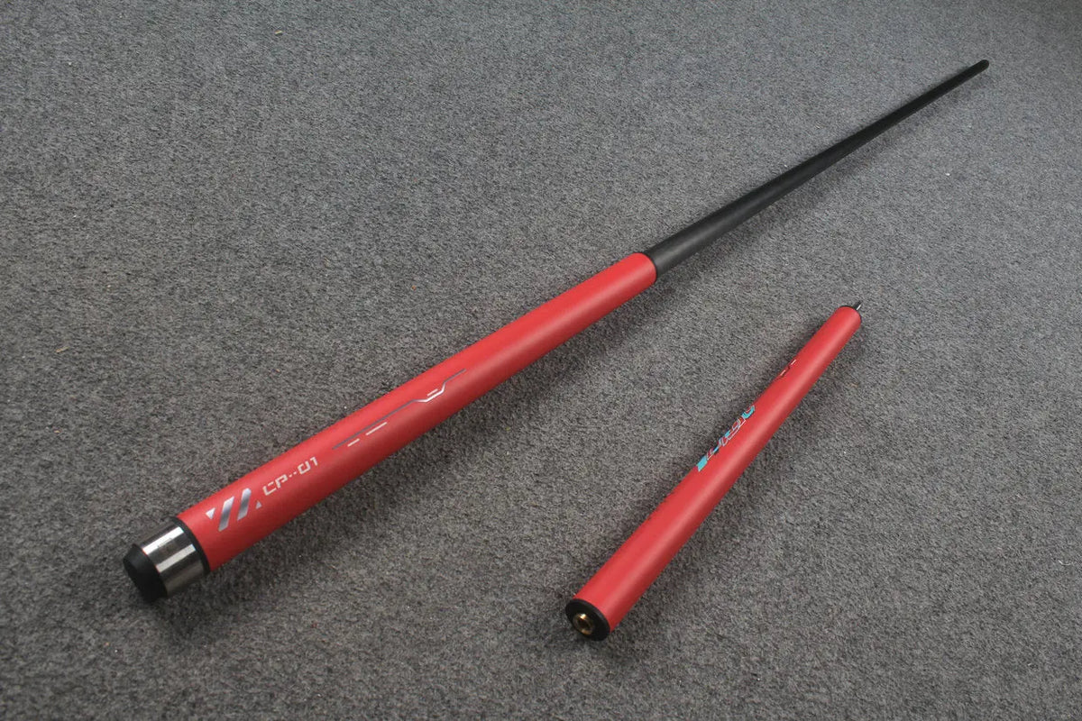 3 Piece Carbon Fiber Shaft  Billiards  Punch&Jump  Cue Stick 12.5 mm Tip Formula series little monster