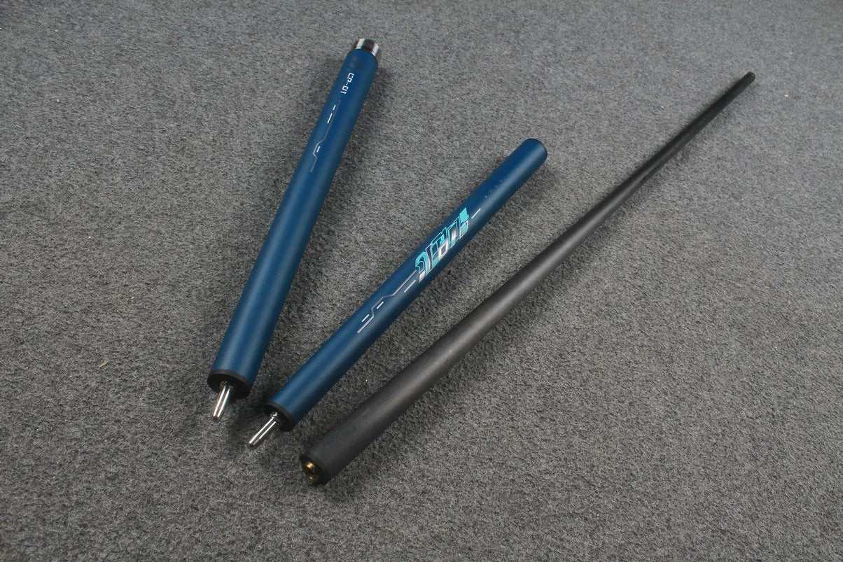 3 Piece Carbon Fiber Shaft  Billiards  Punch&Jump  Cue Stick 12.5 mm Tip Formula series little monster