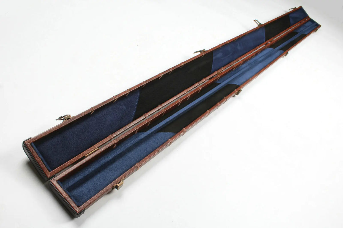 variant 1 piece patchwork snooker cue case with 2 slots