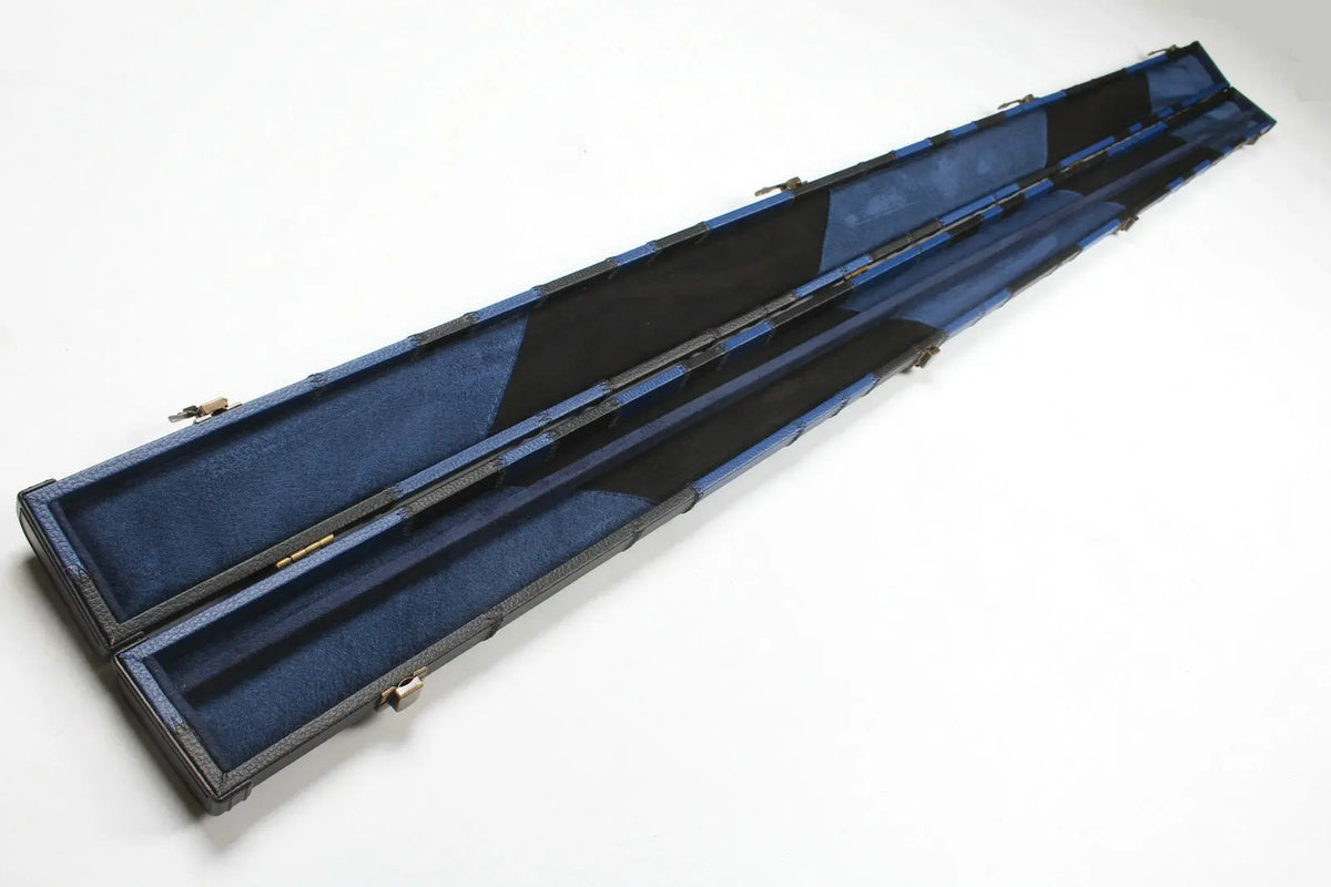 variant 1 piece patchwork snooker cue case with 2 slots