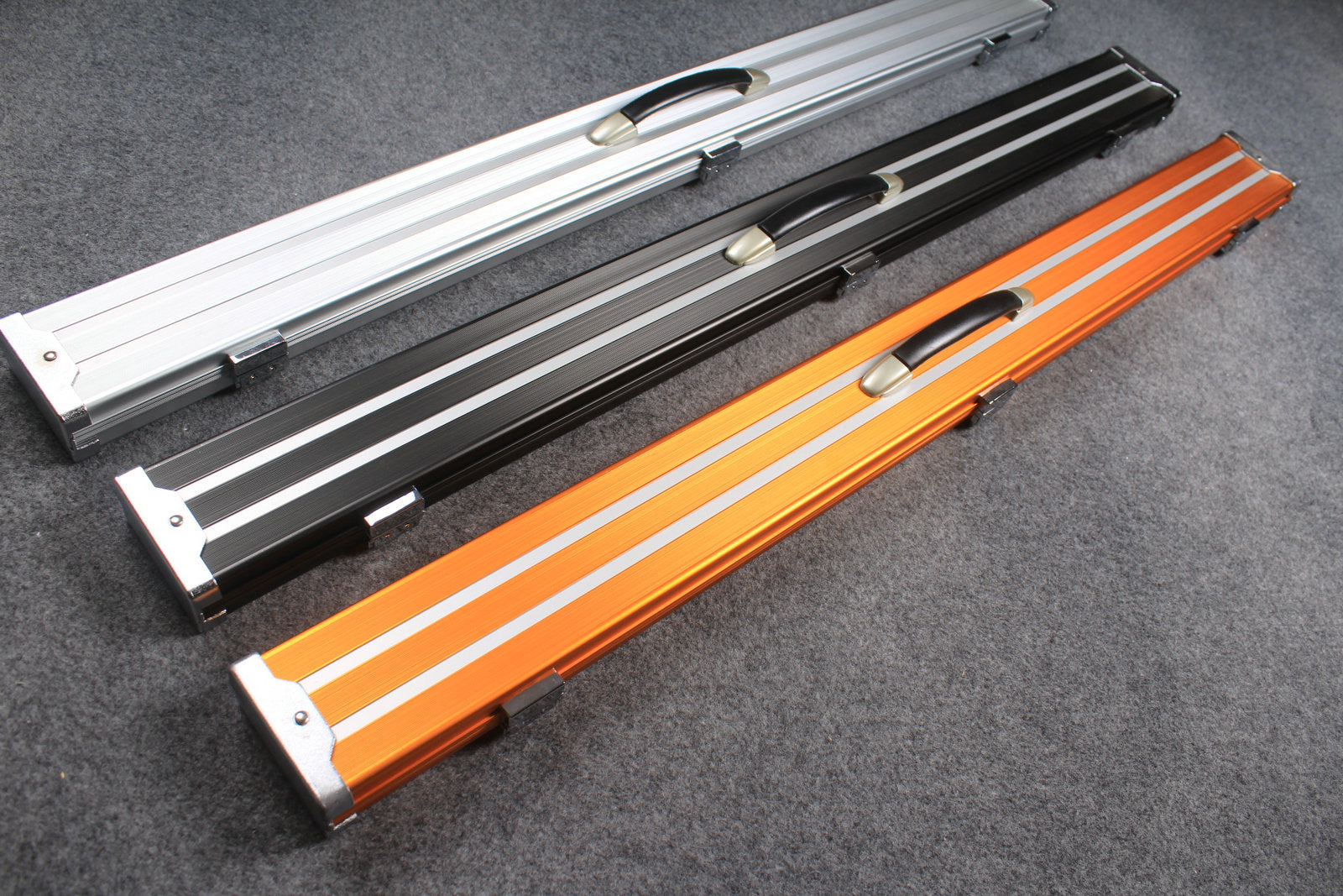 3/4 wide aluminium code cue case with 3 slots