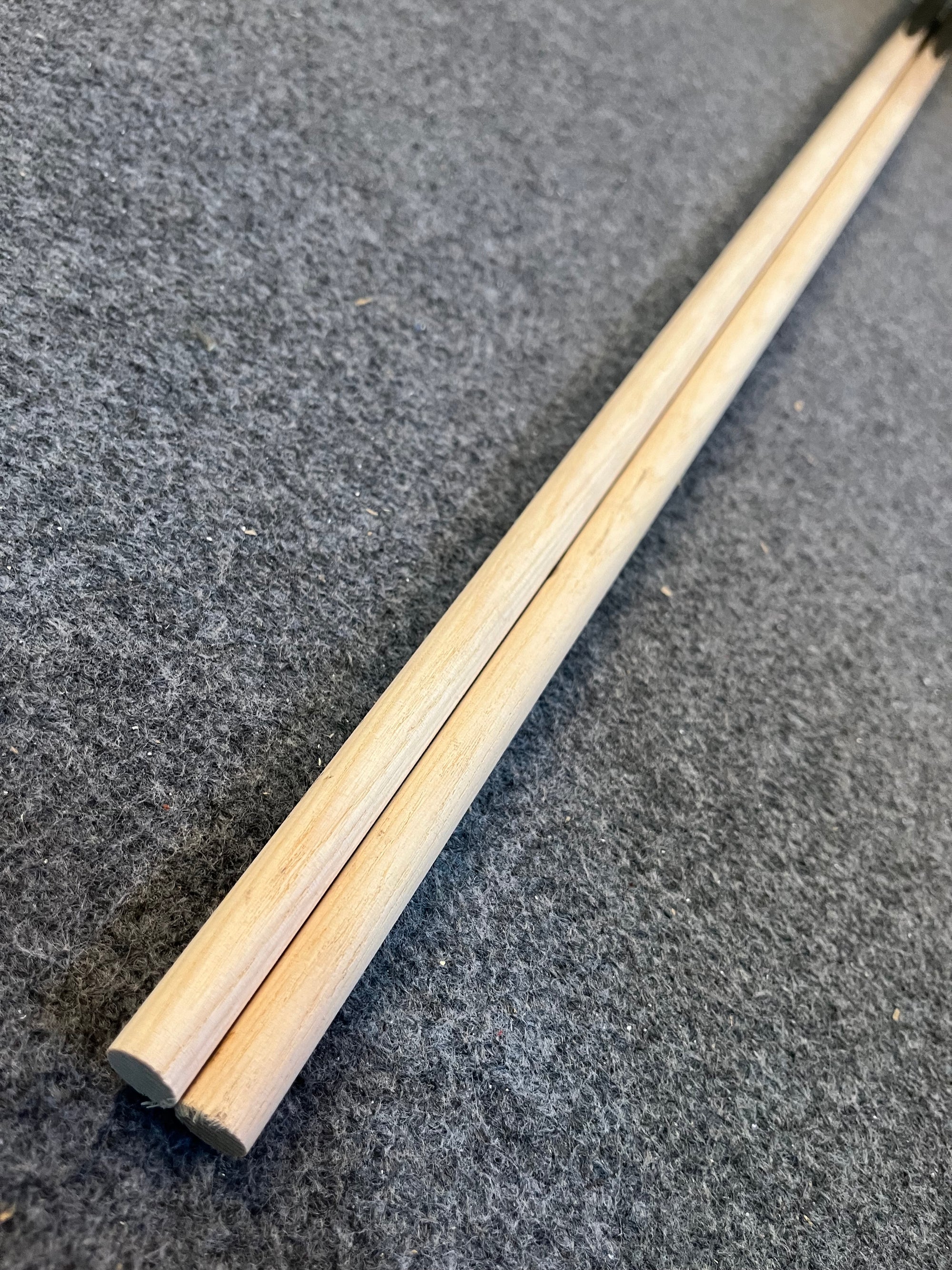 raw snooker cue ,half finish ash cue blank