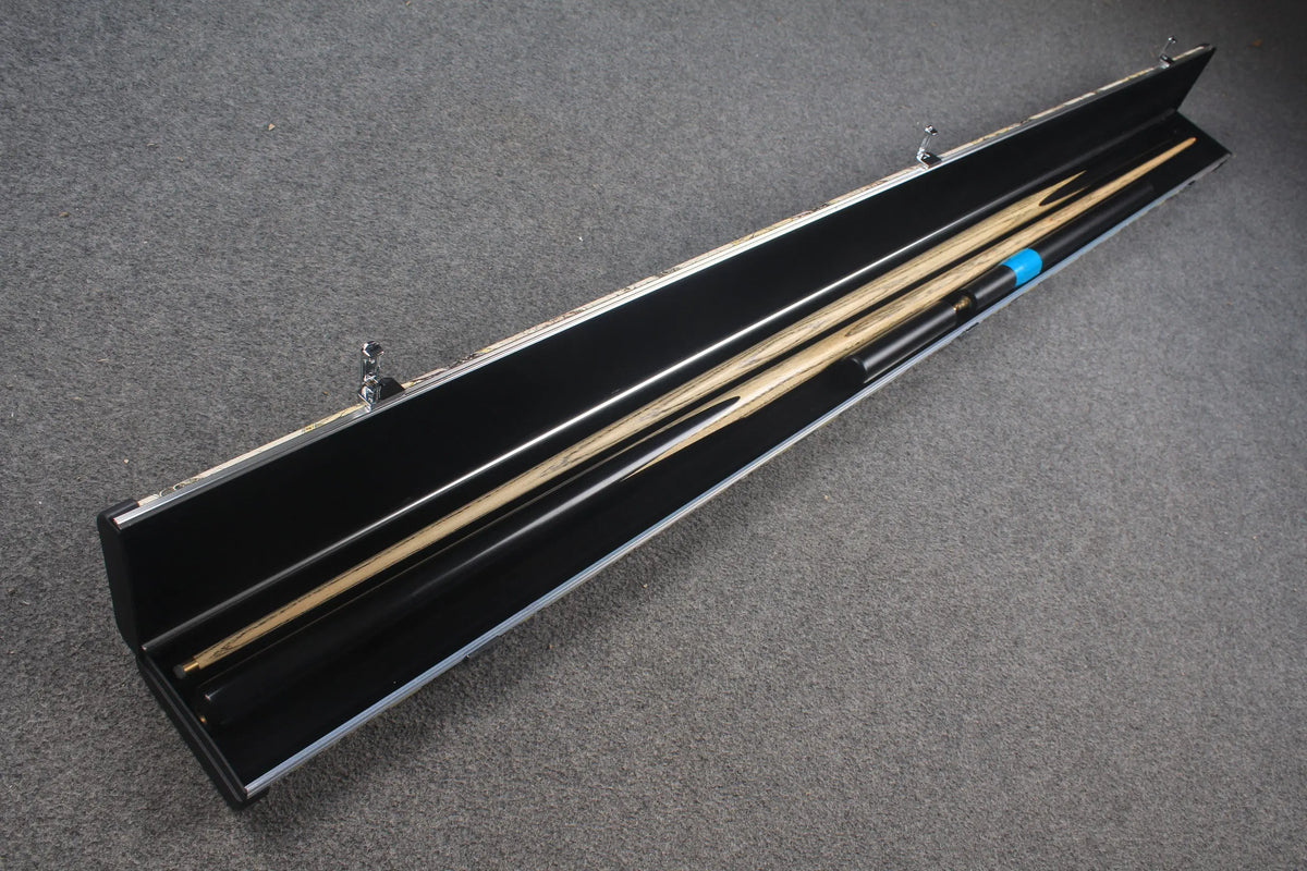 deluxe one piece aluminium map design case with 3 slots WOODS CUES