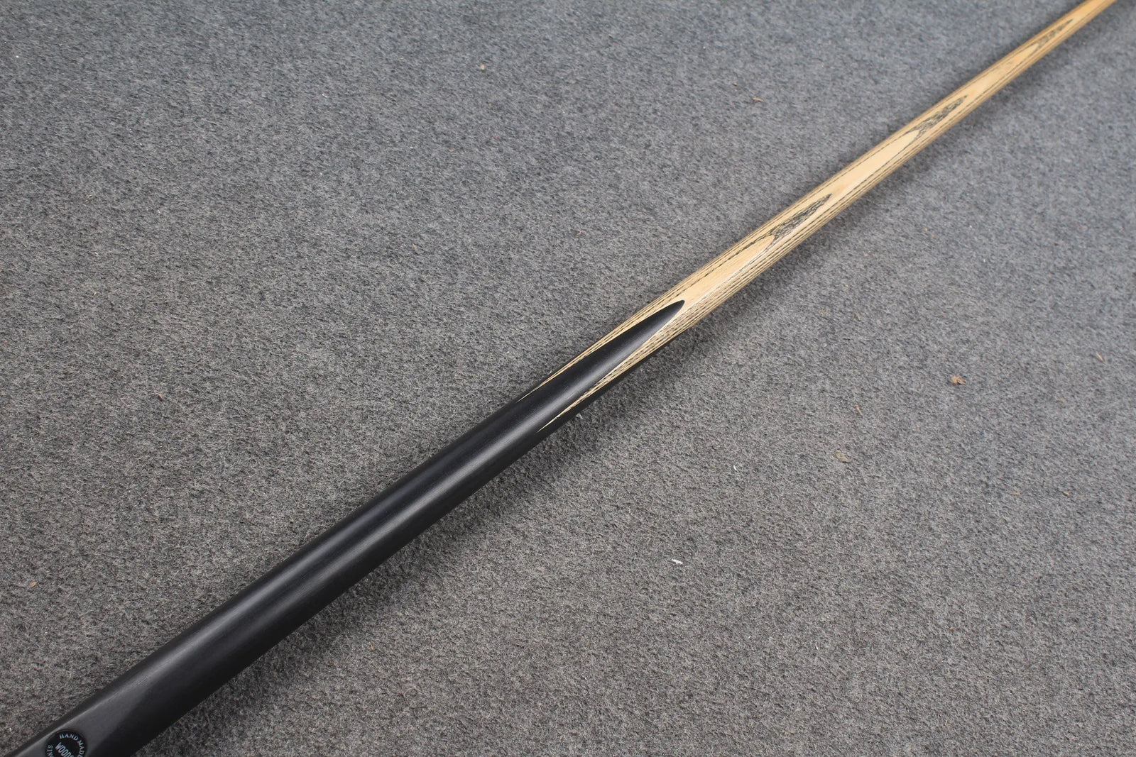 CHEVRONS+ WOODS 1 piece handmade snooker  pool ash cue WOODS CUES