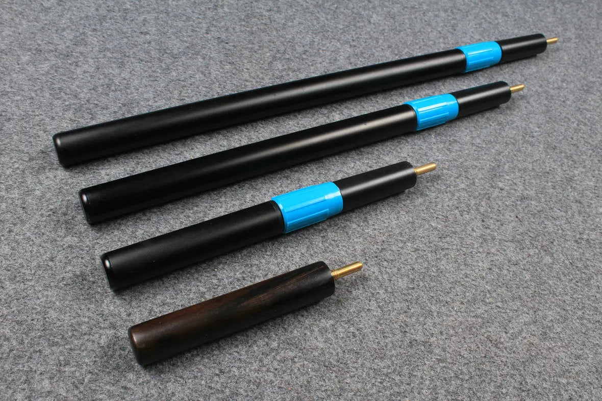 john parris cues telescopic extension mini butt - 3" 6" 11" 18" 21.5"