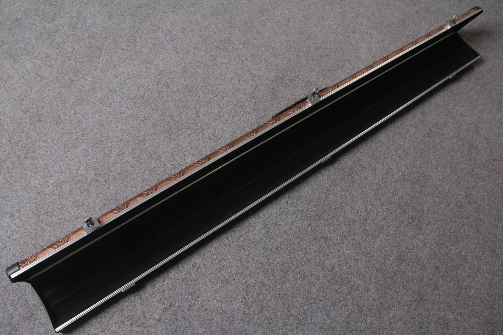 wide 3/4 snooker cue aluminium case with 3 slots