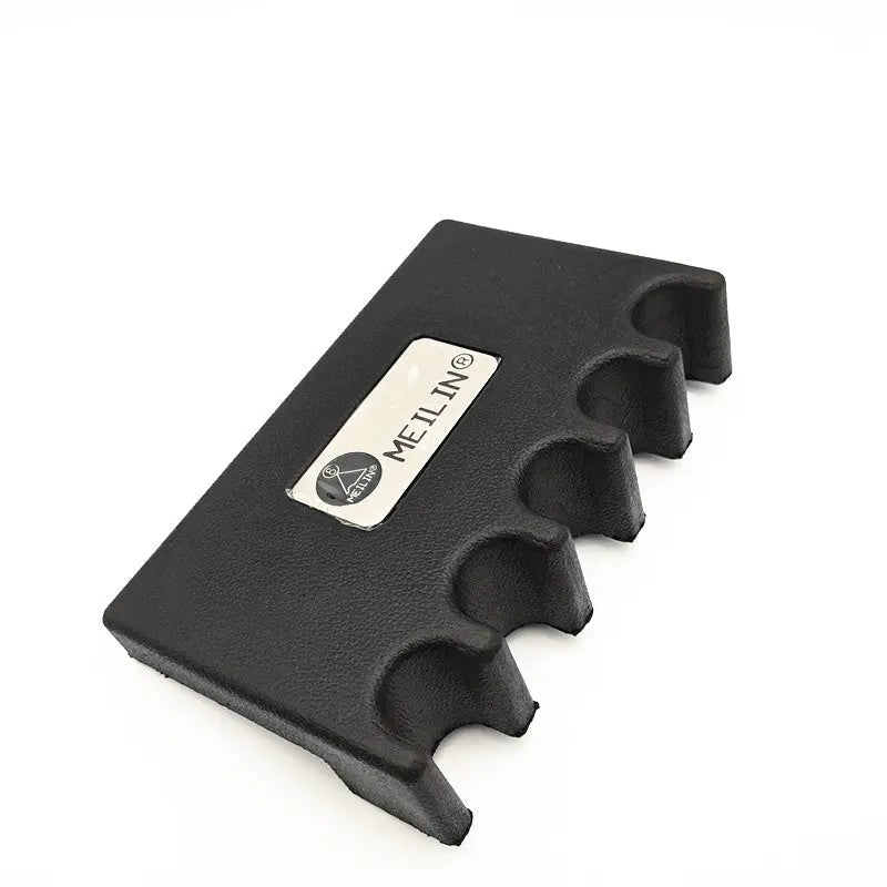portable pool cue holder/billiard cue rack - black